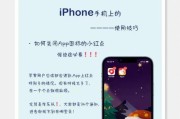 去除iPhone系统更新的小红点（解决烦恼，恢复平静心情）