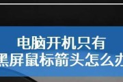 电脑开机黑屏只显示鼠标怎么解决（解决电脑开机黑屏只有鼠标问题的有效方法）