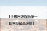 电脑网速慢（提升电脑网速的简单方法）