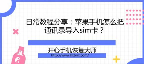 苹果通讯录导入到SIM卡无法显示问题解决方法（解决苹果通讯录导入到SIM卡后无法显示联系人的常见问题）