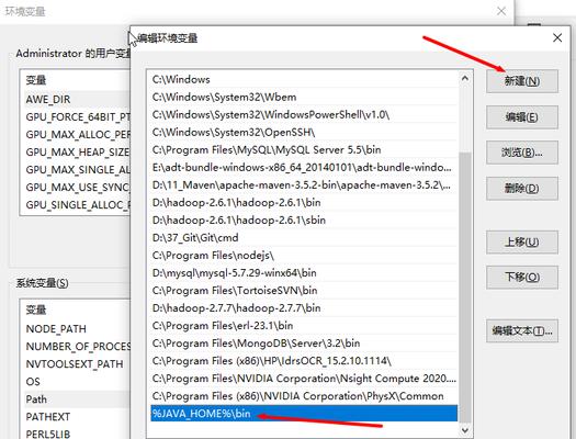 Java环境变量配置详细教程（一步步教你如何正确配置Java环境变量）