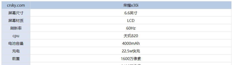 荣耀x30i属于什么档次？这款手机的性能和价格如何定位？